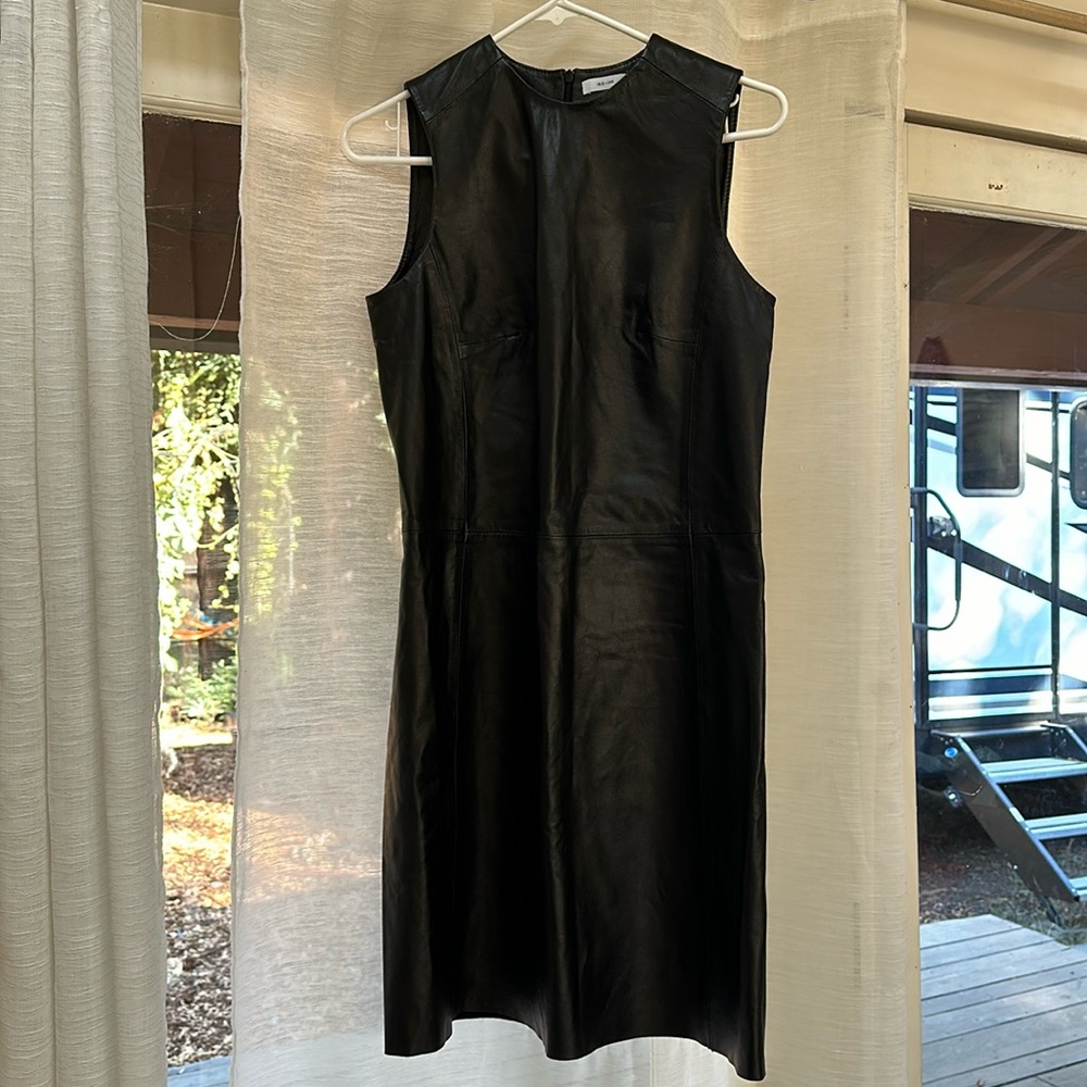 Iris & Ink 100% leather dress